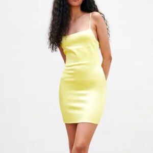 Yellow Zara dress